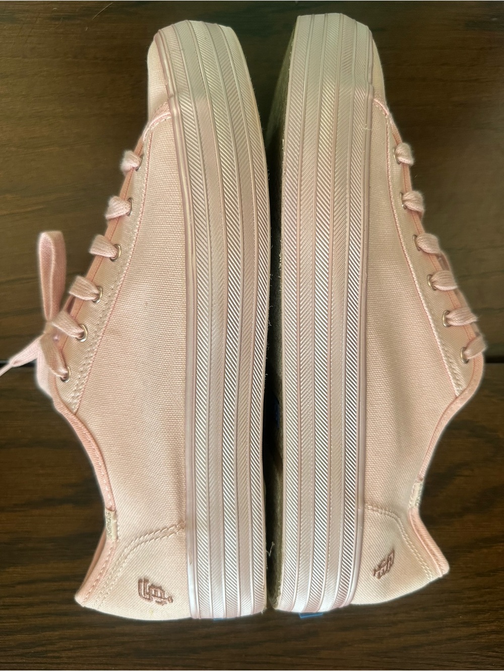 Keds Pink Low-Top Canvas Platform Sneakers 10M - Picture 9 of 11